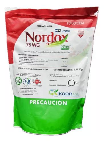 Nordox 75 Wg Fungicida Óxido Cuproso Omri 1 Kg