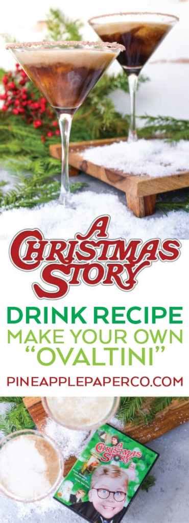 A Christmas Story Drink Ovaltine Martini Recipe Pineapple Paper Co