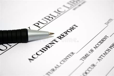 Accident report stock image. Image of form, stationary - 13990963