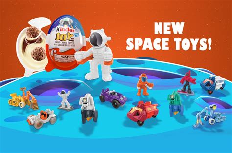 Kinder Joy candy now comes with rockets, rovers and other space toys ...