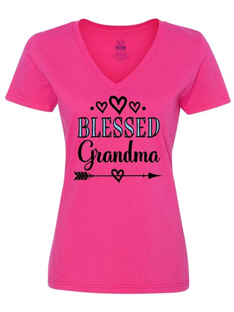 Inktastic Inktastic Blessed Grandma For Grandmother Adult Womens V