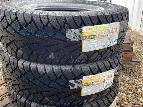 (4) CENTARA WINTER RX858 LT265/75R16 TIRE - Yorkton Auction Centre