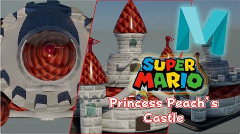 Super Mario 64 Castle 3d Model Cgtrader