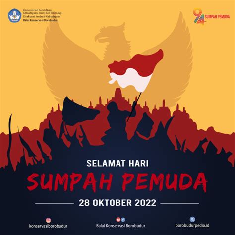 Selamat Hari Sumpah Pemuda Balai Konservasi Borobudur