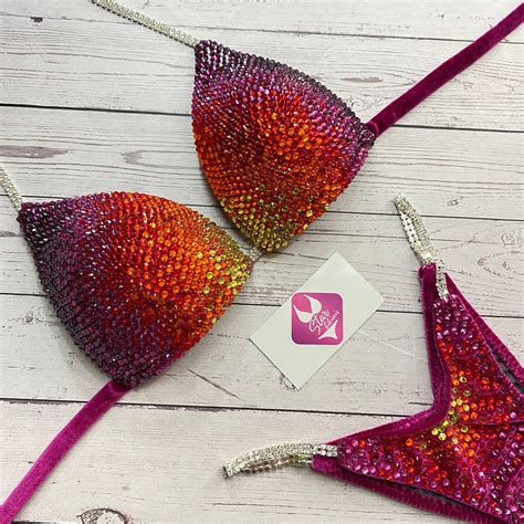 Bikini Fitnessbikini Competition Ifbb Fitnessbikini Swimsuit Etsy