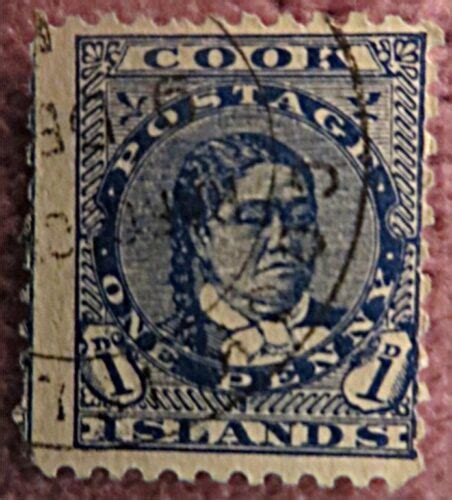 1 Penny Queen Makea Takau 1896 Cook Islands Sammlerclub