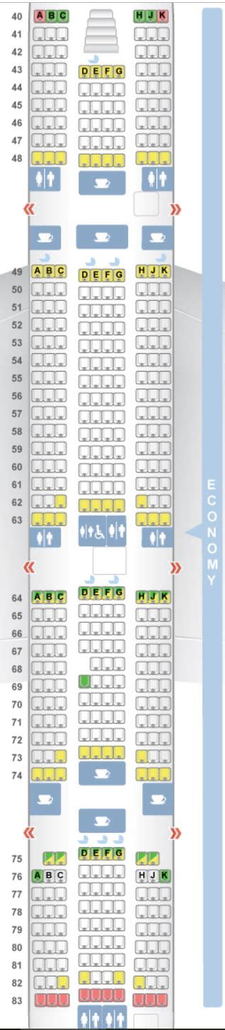 Etihad Boeing 777 Seat Map