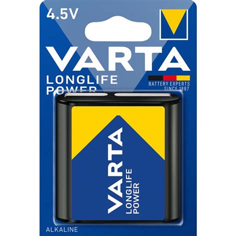 Varta Batterie Longlife Power V Flachbatterie