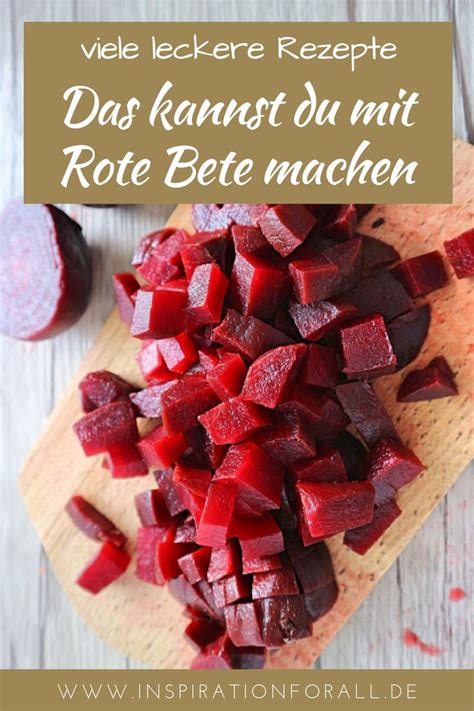 Rote Bete Rezepte das Gemüse richtig kochen lecker zubereiten Rote