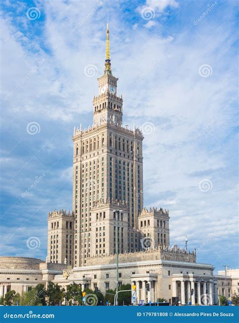 The Palace Of Culture And Science PaÅ‚ac Kultury I Nauki Or Pkin In