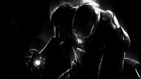 Black and white Iron Man digital wallpaper HD wallpaper | Wallpaper Flare