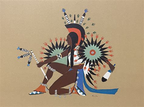 [NATIVE AMERICAN ART]. Kiowa Indian Art: Watercolor Paintings in Color by Indians of Oklahoma by ...