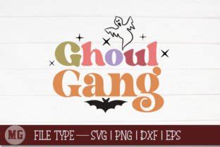 Ghoul Gang Halloween Svg Graphic By Moslem Graphics Creative Fabrica