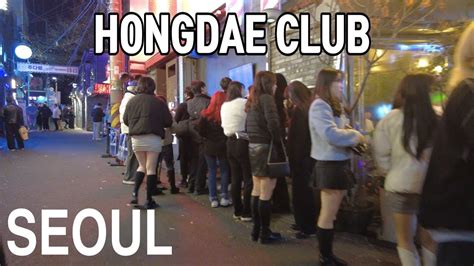 [4k] Seoul Hongdae Night Walk Hongdae Club Street Night Walking Youtube