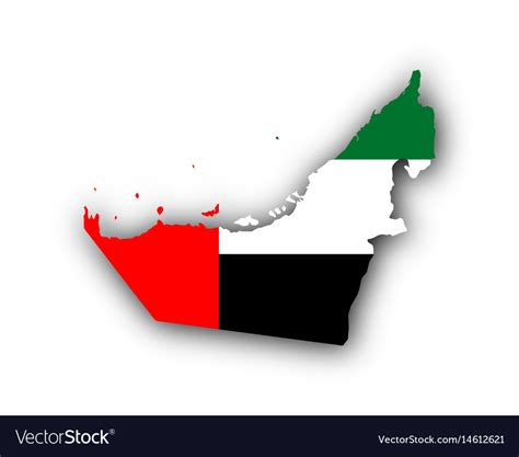 Uae Flag Map