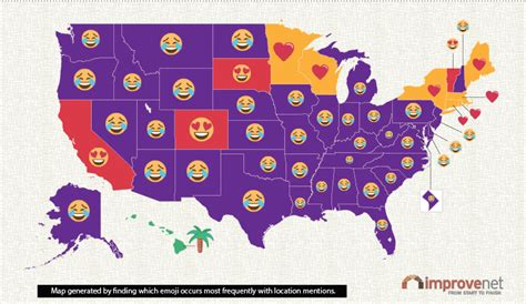 This Map Shows The Most Popular Emojis In Your State Attn