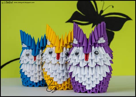 Origami D Mikaglo Sowa Z Origami Krok Po Kroku D Origami