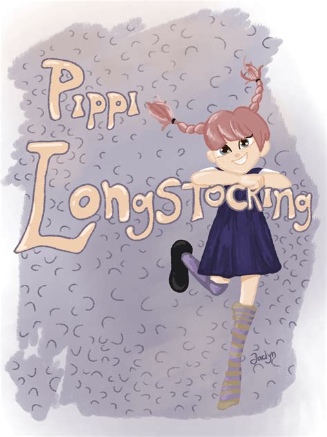 Pippi Longstocking book cover design on Behance