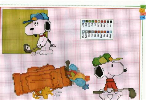 Snoopy E Il Golf Schemi Gratis Punto Croce Archives Magiedifilo It