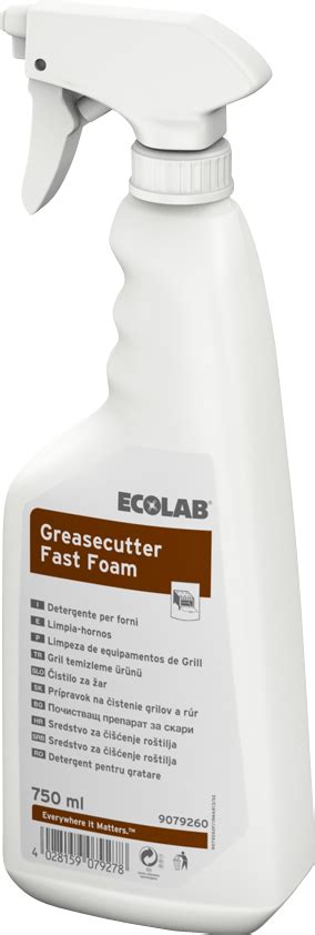 Ecolab Greasecutter Fast Foam Oven Grillreiniger 4 X 750 Ml Gejoma