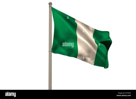 Digitally Generated Nigeria National Flag Stock Photo Alamy