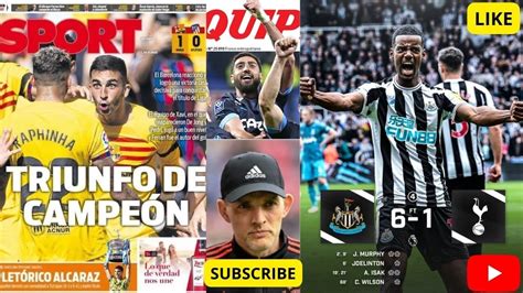 LE BARCA BIENTOT CHAMPION Newcastle HUMILIE Tottenham OM ENCHAINE UNE