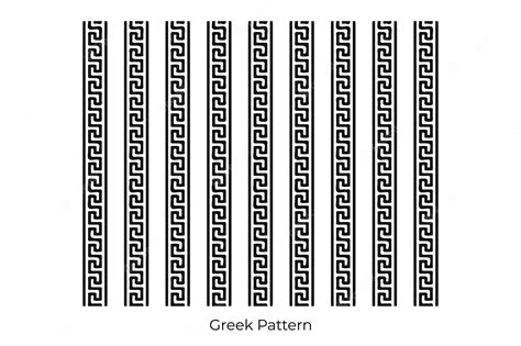 Premium Vector Greek Roman Pattern Border Decorative Ornament Ancient