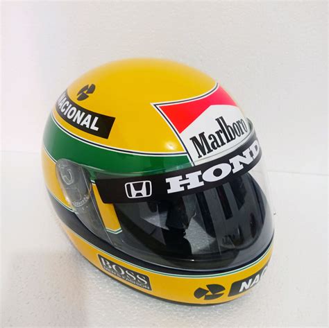 Japan GP Réplica Do Capacete De Ayrton Senna 1992