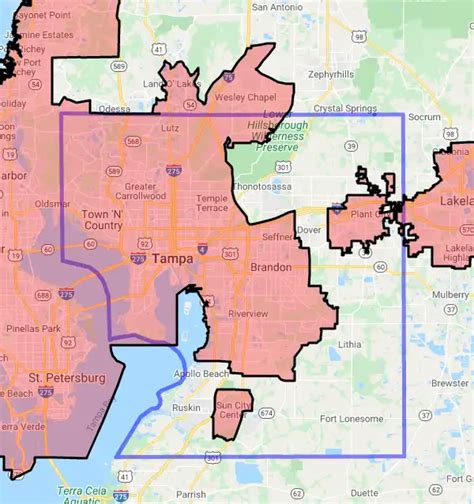 Usda Home Loan Eligible Regions Of Hillsborough County Florida