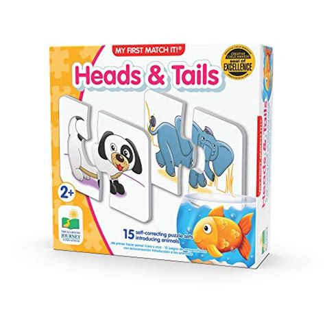 The Learning Journey My First Match It Head And Tails 15 Piece