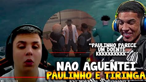 Hudson Reagindo Paulinho Loko E Tiringa Tente Nao Rir Youtube