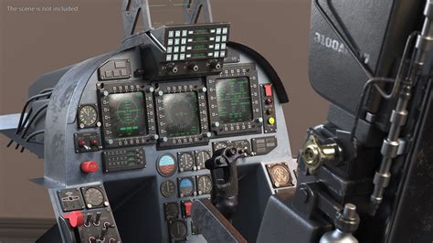 Chengdu J10 A Vigorous Dragon Cockpit 3D Model $109 - .3ds .blend .c4d ...