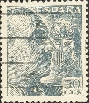 ESPAÑA 50 CTS STAMP Spain Stamp Postage Rare old Stamps