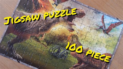 Jurassic World Jigsaw Puzzle 100 Piece Time Lapse Youtube