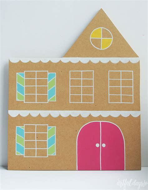 Gingerbread House Cut Outs Artful Days