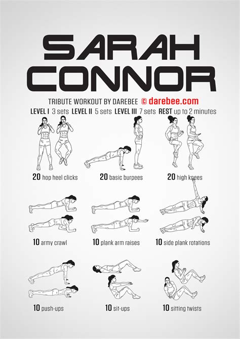 Sarah Connor Workout