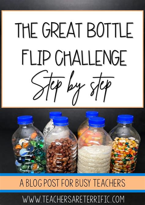 The Great Bottle Flip Challenge - Teachers are Terrific