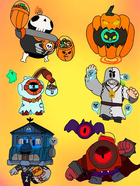 Halloween skins [Idea] : r/Brawlstars