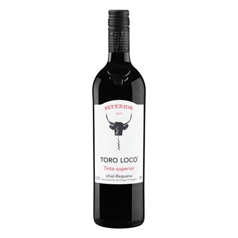 Vinho Espanhol Tinto Meio Seco Superior Toro Loco Tempranillo Bobal