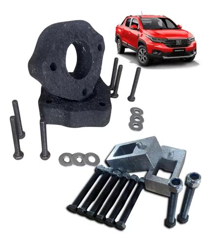 Kit Lift Traseiro E Dianteiro Strada Nova Elevar 4 Cm Parcelamento