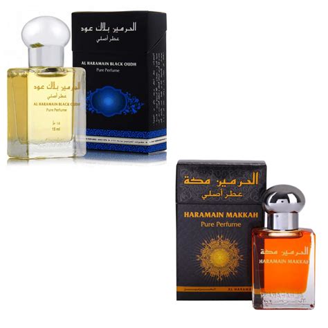 Jumia Al Haramain Black Oudh Makkah Fragrance Roll On Attar Combo