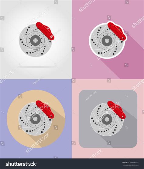 Car Brake Caliper Flaticons Vector Illustration Vector De Stock Libre