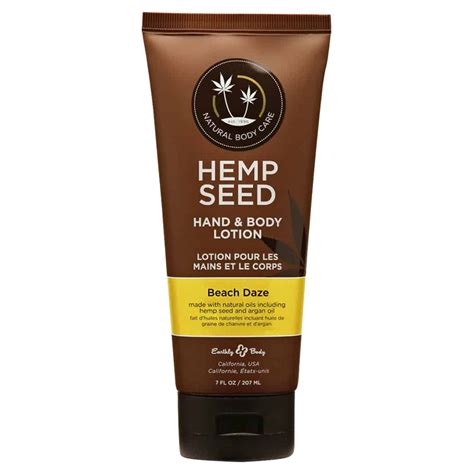 Earthly Body Hemp Seed Hand And Body Lotion Beauty Care Choices