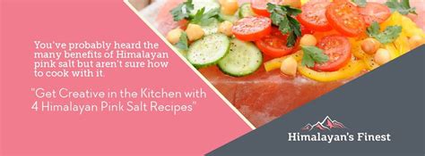 Get Creative in the Kitchen with 4 Himalayan Pink Salt Recipes ...