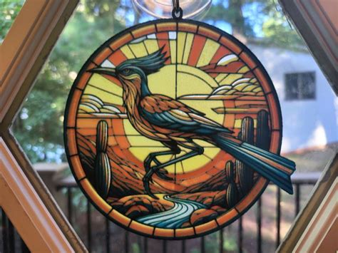 Hueforge Stained Glass Roadrunner By Tlavedas Makerworld