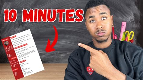 Comment Faire Un Cv En 10 Minutes Campus France 🇫🇷 Youtube