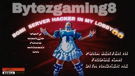 Server Freeze Hacker Is Back In BGMI This Hacker Crash BGMI