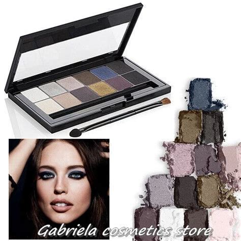 MAYBELLINE NUDE EYESHADOW Palette Professional Make up Set Kit 12 tonalità EUR 23 63