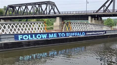 Historic Ralph Wilson Park Pedestrian Bridge Buffalo Bound On Erie Canal