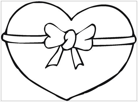 Ausmalbilder Herz zum Ausdrucken